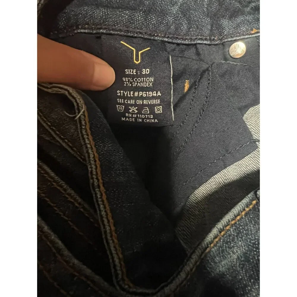 Vigoss Studio Women Straight Leg Denim Medium Wash Jeans P6194A 30 Cotton - Picture 8 of 8